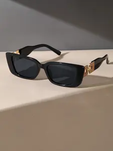 1 pair of vintage plastic-framed geometric glasses, suitable for outdoor travel, fashionable decoration, fashionable glasses frames for women, suitable for summer beach vacations, outdoor travel, vintage style rectangular frames, suitable for outdoor wear