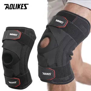 AOLIKES 1PCS Knee Brace for Knee Pain with Patella Gel Pad & Side Stabilizers Knee Support Arthritis Meniscus Injury Recovery