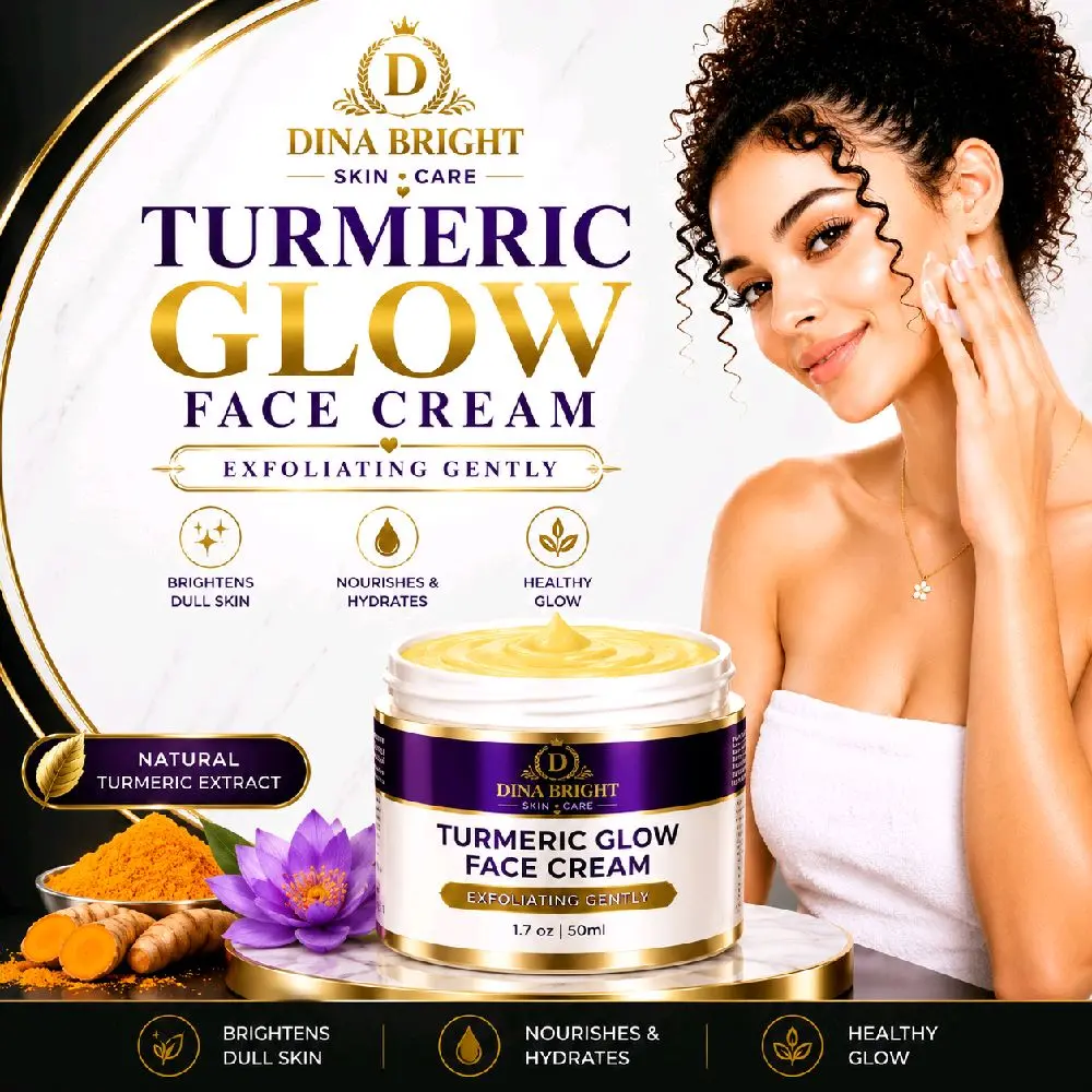 TURMERIC GLOW EXTREME BRIGHTENING  FACE CREAM.