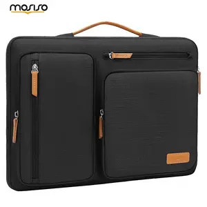 MOSISO 13-17.3 inch 360° Protective Laptop Case | Shockproof Slim Sleeve with Handle, 4 Zipper Pockets & Side Opening | Compatible with MacBook Air/Pro, Dell XPS, HP, Lenovo, Acer | For Work, Travel, Commute,Office,Business trip