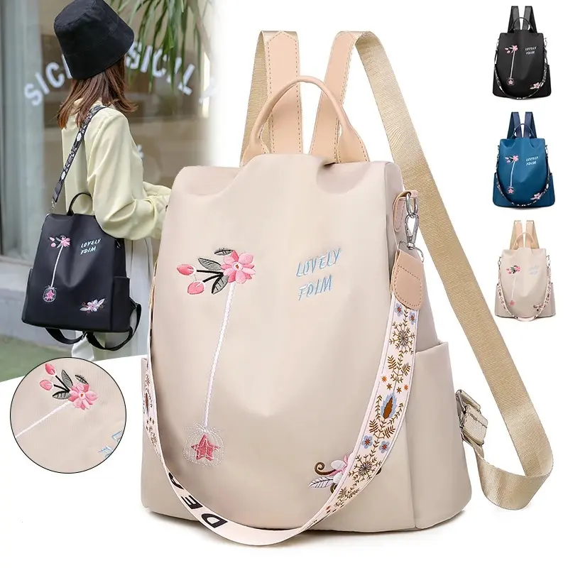 Waterproof Oxford Women Backpack Fashion Anti-theft Women Backpacks Print School Bag High Quality Large Capacity Backpack