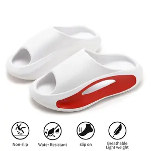 Cloud Slippers Women's & Men's Comfortable Non-slip Soft Lightweight Thick Bottom Casual Solid Color Slides for Everyday Use