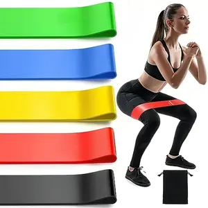 5pcs High-Elasticity Resistance Bands with Tubes - Heavy-Duty Stackable Fitness Bands Suitable for Yoga, Pilates, Strength Training | Men & Women, Home Gym, Plastic Deformation for Muscle Building & Burning, Multicolor (Tube Colors)