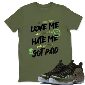 Foamposite One Pine Green Shirt Mens, Foamposite Green Outfit, 100% Cotton, Classic Fit, Streetwear, Menswear Top, Fashion Clothes Men
