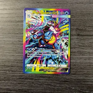 Mega Blastoise EX Full Art (Rainbow Rare)- Fan Made Art Card - Pokémon TCG Pocket Proxy