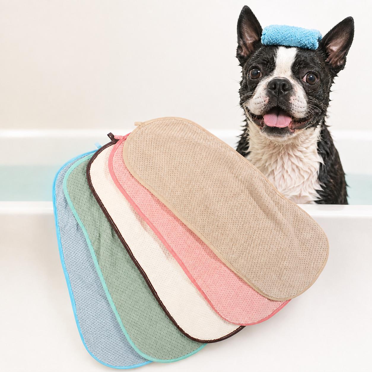 2PCS/1PC Pet drying towel suitable for bathing cats and dogs; soft and comfortable; towels for cats, dogs, and puppies; highly absorbent and quick-drying; for drying pets; household use; pet supplies.