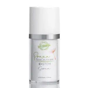 Prana SpaCeuticals C Stem Serum 1.75 Oz Advanced Recovery Antioxidant Treatment with Vitamin C & Niacinamide for All Skin Types