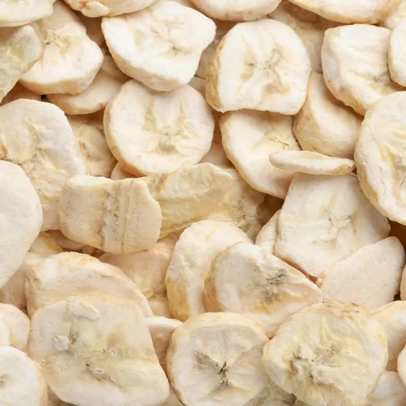 Freeze Dried Banana - Dried Fruit, Natural Flavor, Ideal for Snacking and Cooking - Dry