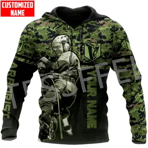 Custom Name Arborist Logger Chainsaw Carpenter Worker Tattoo Streetwear 3DPrint Pullover Haruku Jacket Casual Funny