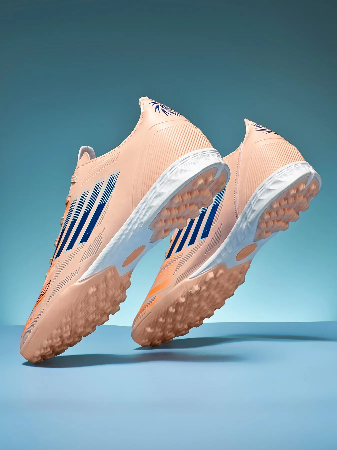 Men's Football Shoes TF Nails Outdoor Sports Sneakers, Turf Shoes, Football Cleats, Durable Anti-Slip Grip, Ankle Protection, All-Season Use, Multiple Colors Available