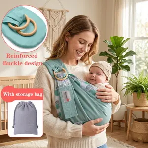 Easy-To-Wear Baby Carrier, Lightweight Hands-Free Infant Harness, Adjustable Baby Wrap, Newborn Sling Carriers, Adjustable Ergonomic Carrier, Perfect Gift for Newborns to Toddlers