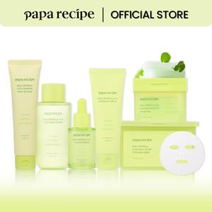 Papa Recipe Real Centella CICA Total Skin Relief 6-Piece Set | Gentle Daily Soothing & Redness-Calming Routine for Acne-Prone & Sensitive Skin | Korean Skincare