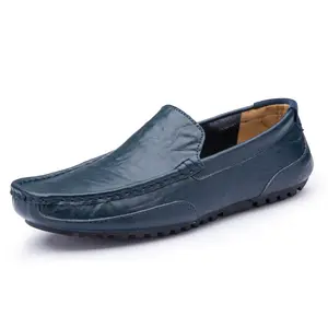 Men's Casual Leather Loafers Slip On Flat Shoes Driving Moccasins Penny Shoes