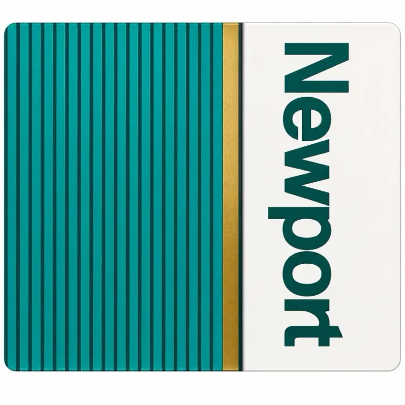 Menthol the Ultimate Rectangle Sticker for Anywhere & Anything Minimal Tech Style | Waterproof | Perfect Fit for Laptops & Accessories