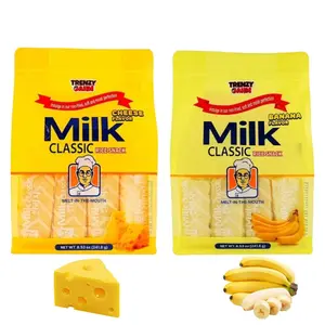 New Flavor TRENZY GAHM Cheese &Banana Flavor Milk Rice Cakes 241.8g Each | Healthy Non-Fried Snack | Fluffy Crispy Korean Treat - Multiple specifications available
