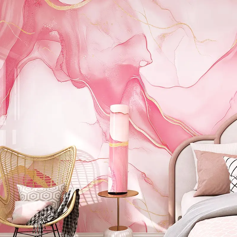 Thickened Marble Pattern Wallpaper,Removable Self Adhesive Wall Sticker, Romantic Luxurious Style Wall Paper,Wall Decor for Home Living Room Bedroom Kitchen Bathroom, Decorative Wallpaper, Marble Backsplash Wallpaper, Peel and Stick Vinyl Flooring