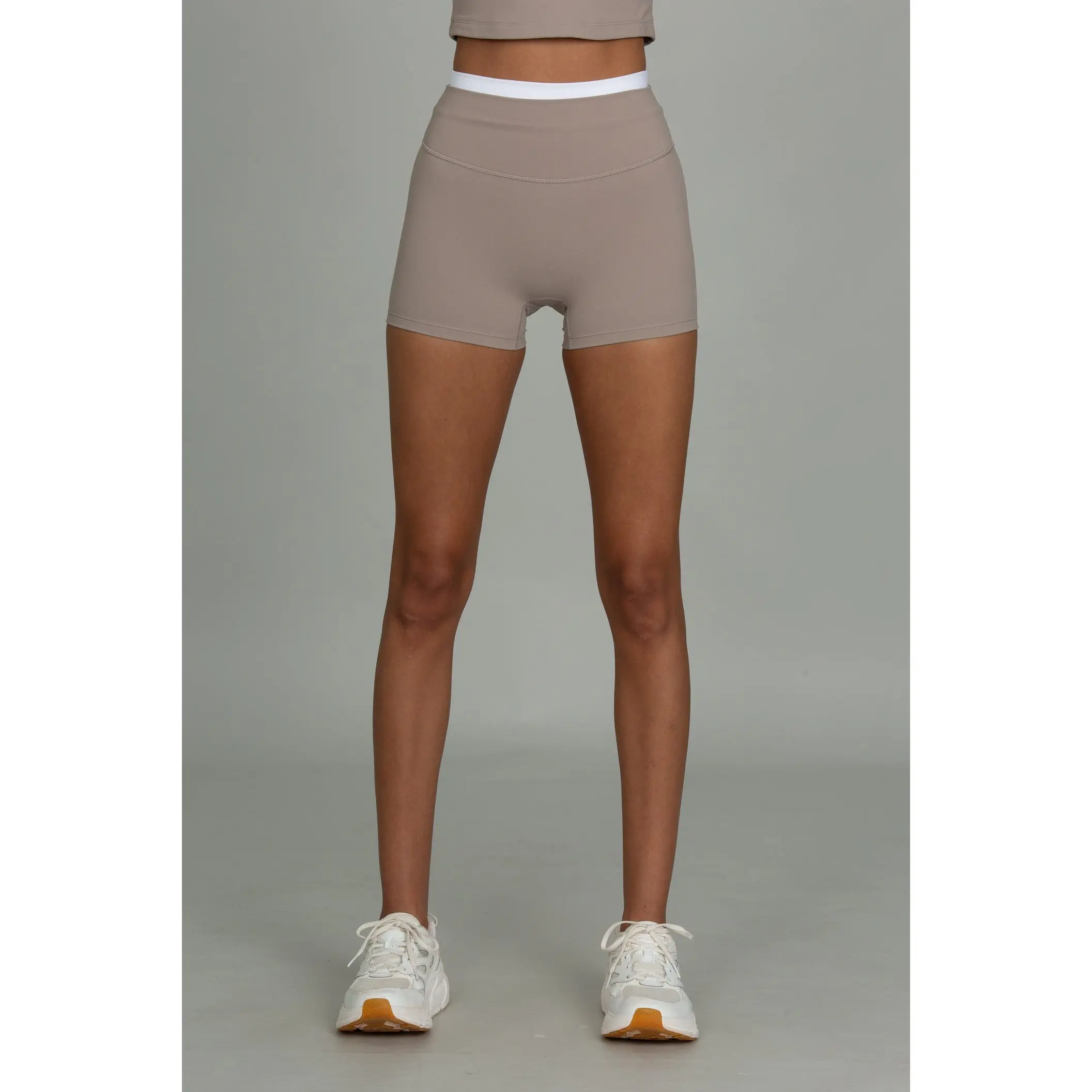 Taupe Double Waist StrydeForm Short
