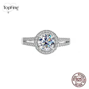 Luxurious 4- Prong-Set Round Cut Synthetic Zirconía Engagement Ring with Micro-Pave Side Stones, Plated, Perfect for Women'S Fashion Decoration, Valentine'S Day, Weddings, Parties, and Everyday Wear, All-Season Suitable