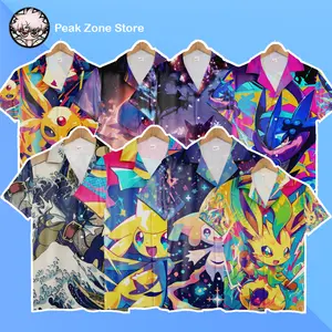 Jirachi Psychic Mythical Hawaiian Shirt, Generation III Aloha Shirt, vintage hawaiian shirt, anime hawaiian shirt, aloha hawaiian shirt