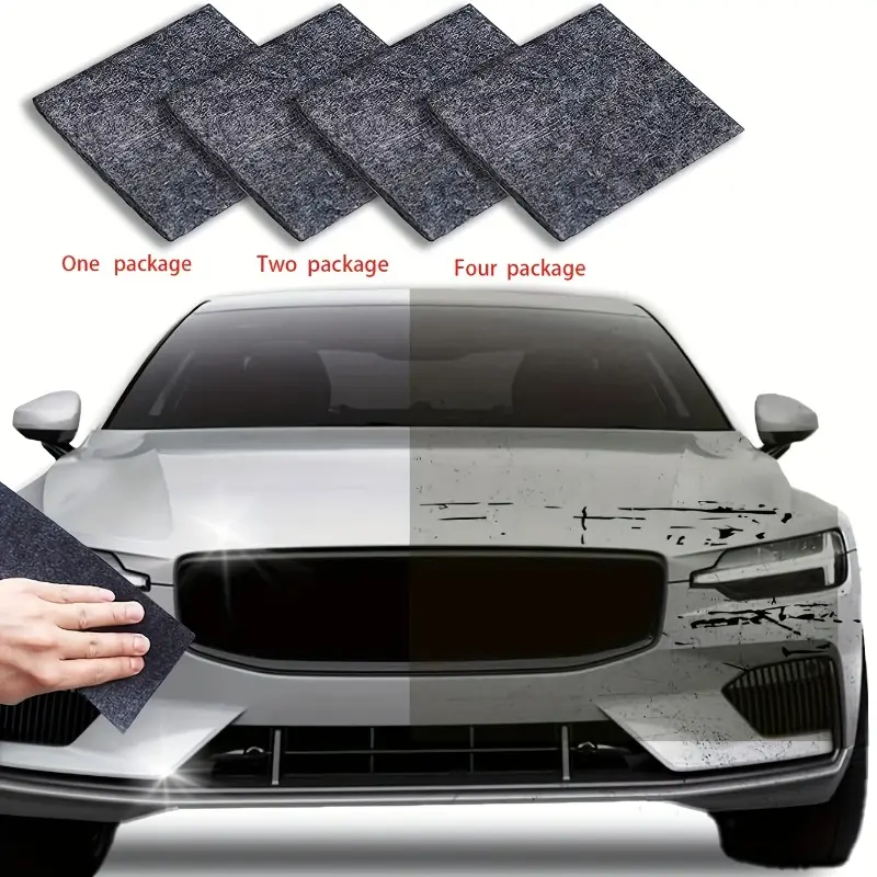 5pcs Magic scratch remover cloth, easily repair minor scratches.