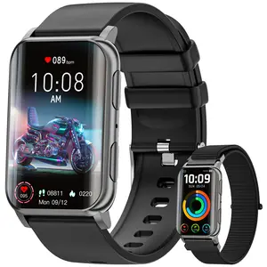 1.57in Wearable Smart Watch for Men, Bluetooth Call, IP67 Waterproof, 24/7 Heart Rate & Blood Oxygen Monitoring, Sleep Tracker, Multi-Parameter Sports Modes, Smart Alerts, Customizable Screen, Music Control, iOS & Android Compatible