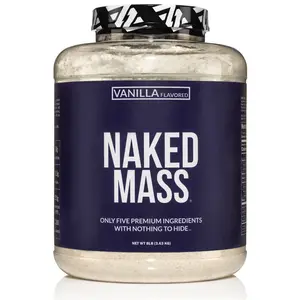 Vanilla Mass Gainer Protein Supplement | Naked Vanilla Mass - 8LB
