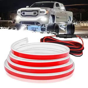 71" High Brightness car Hood Gap LED Strip, LED Car Ambient Light,Dynamic Scan Activated Design, Daytime Driving Kits, Car Accessories eclipse led lights