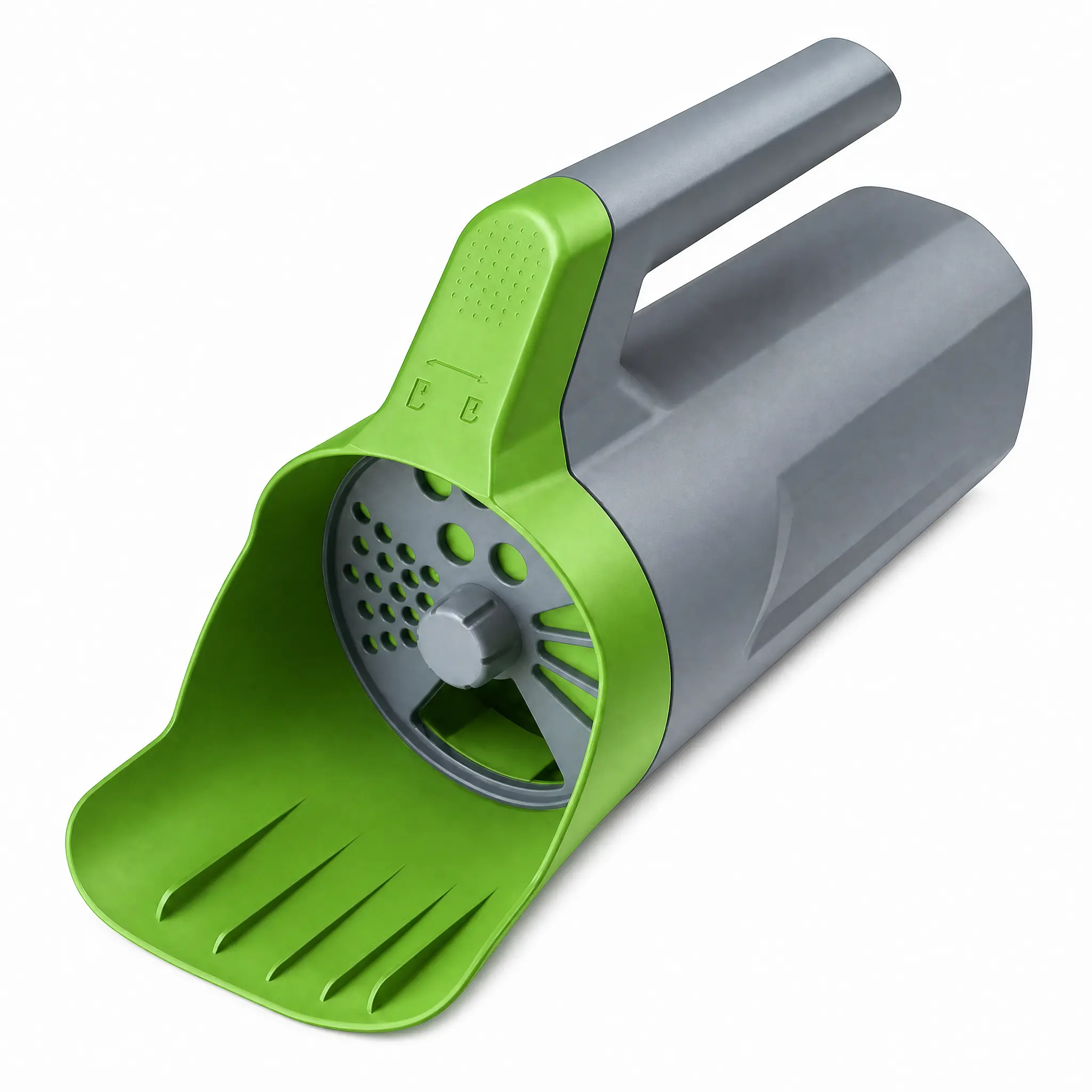 Handheld Seed Sower Tool, Mini Adjustable Dial Seed Planter with Precision Spacing Template, Manual Gardening Seeder Shaker for Small Flower Vegetable Seeds, Starter Kit
