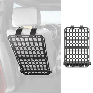 [Fits 19-26 Silverado & Sierra 1500 2500HD 3500HD] Seatback Molle Panel Compatible with 2019-2026 Chevy Silverado GMC Sierra Seat Back Organizers for Seat Molle Tactical Truck Organizer Replacement for 2019-2026 Chevy Silverado Accessories