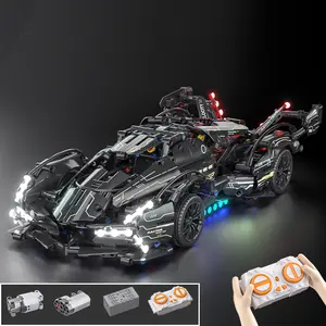 Building Block Kit for Lamborghini, Racing Car Set, 1148 Pieces MOC Collectible Vehicle Construction Toys, Ideal Gift for Kids & Adults, High-Quality Timepiece, STEM Educational Set Perfect Holiday Gift