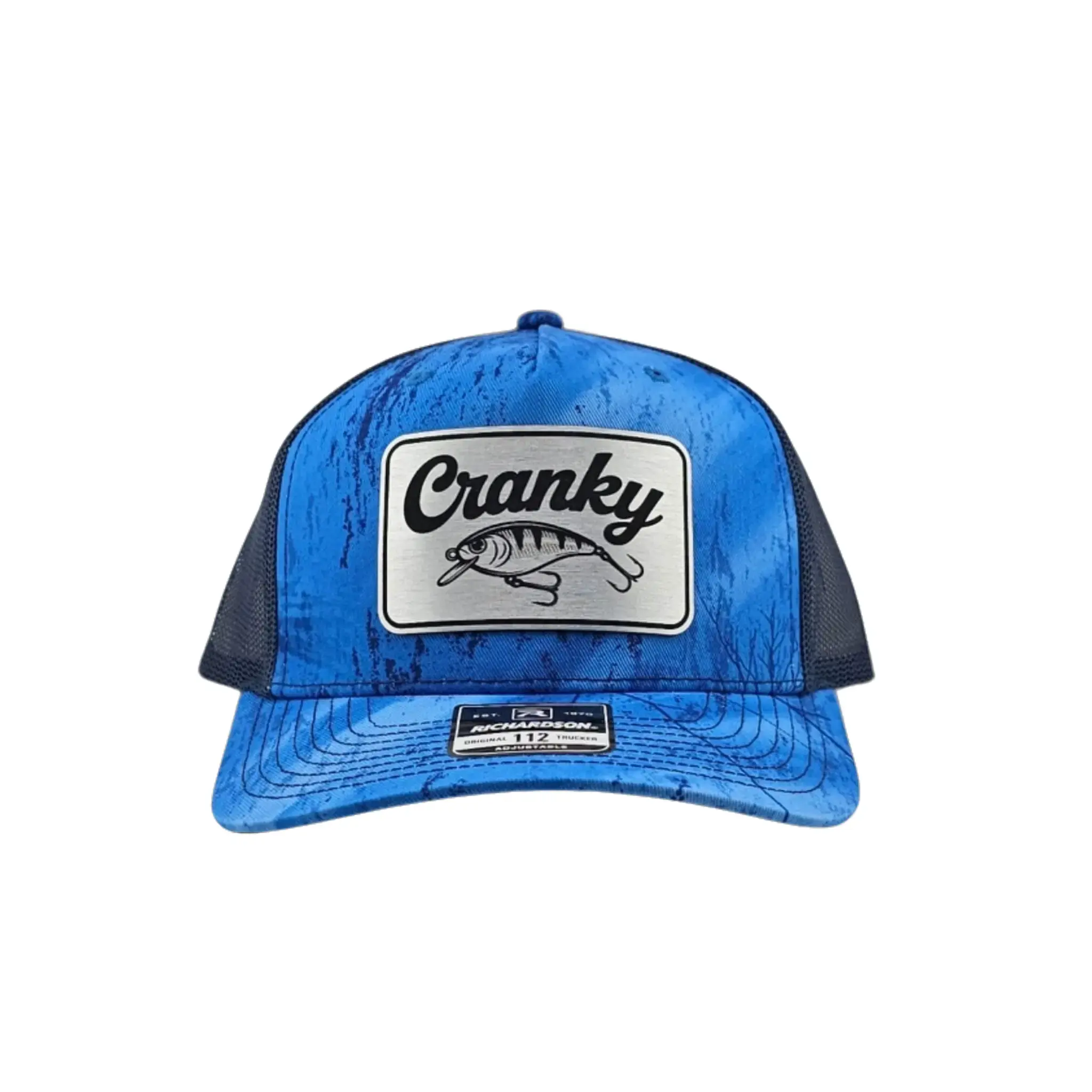 Cranky, Funny Fishing, Richardson 112 Snapback Trucker Hat