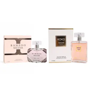 Bamboo Silver and Koko Madam Paris Spray Perfume for Women - 100ml/3.4fl.oz. each - Women's Perfume Bundle