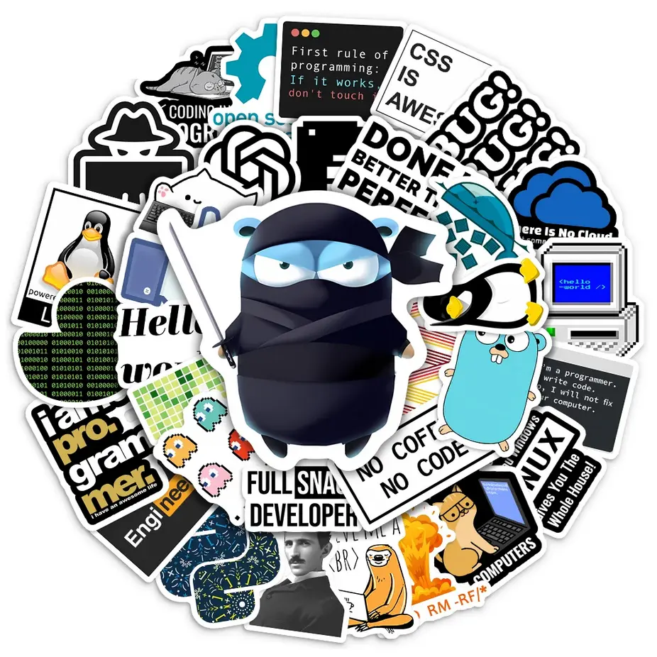 Hacker Programming Stickers