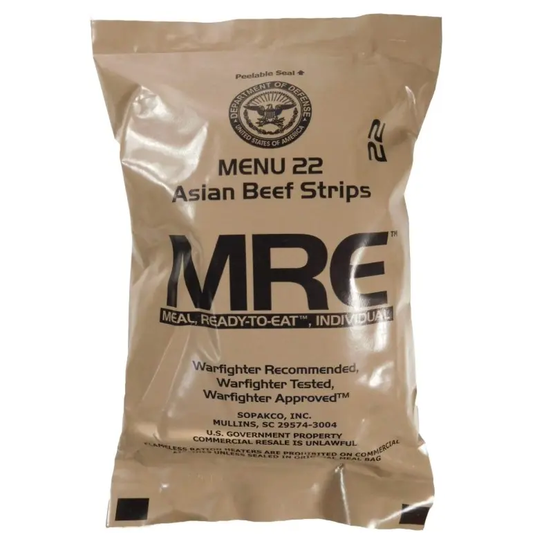 MREs (Meals Ready-to-Eat) Genuine U.S. Military Surplus (1 Pack) Assorted Flavor