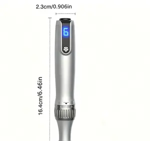 M8S Nano Beauty Unisex Skin Aesthetics Force Device with 6 Speed Levels LED Digital Display for Efficient Full-Face Treatments Type-C Fast Charge All-Metal Body Ergonomics