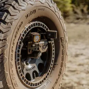 KCHilites Light Mount - Spare Tire Carrier M14x1.5 Lug Nuts I '22- Current Ford Bronco Raptor