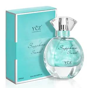 YCZ Blue Golden Sands Eau de Parfum 1.7oz | Fruity Floral Fragrance, Lucky, Airy & Full of Hope, Long-Lasting for Dates, Work and Everyday Wear, Inspired by the Beautiful Things Waiting Just Around the Corner