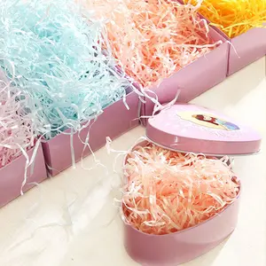 20/50g Multicolored Shredded Crinkle Paper Strands Shredded Crinkle Confetti DIY Elegant Gift Box Filling Party Wedding Christmas Decor
