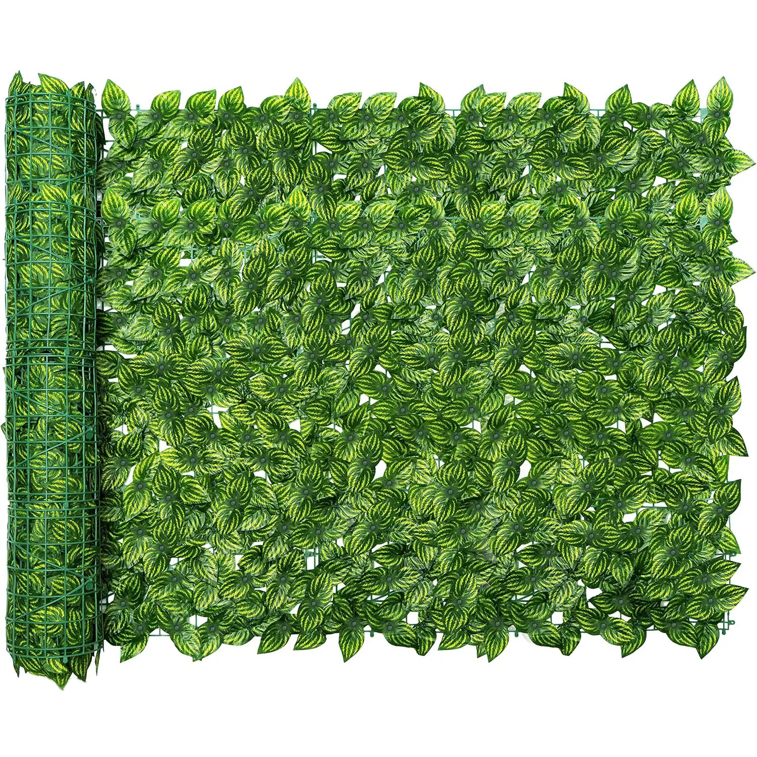 Sinsoledad Lush Artificial Ivy Privacy Fence Screen - 20"x118" Expandable Easy-to-Clean Faux Hedge with Zip Ties, Garden Accessories, Fence Cover for Outdoor Garden Landscaping Decor, House & Outdoor Decor Wall Shielding