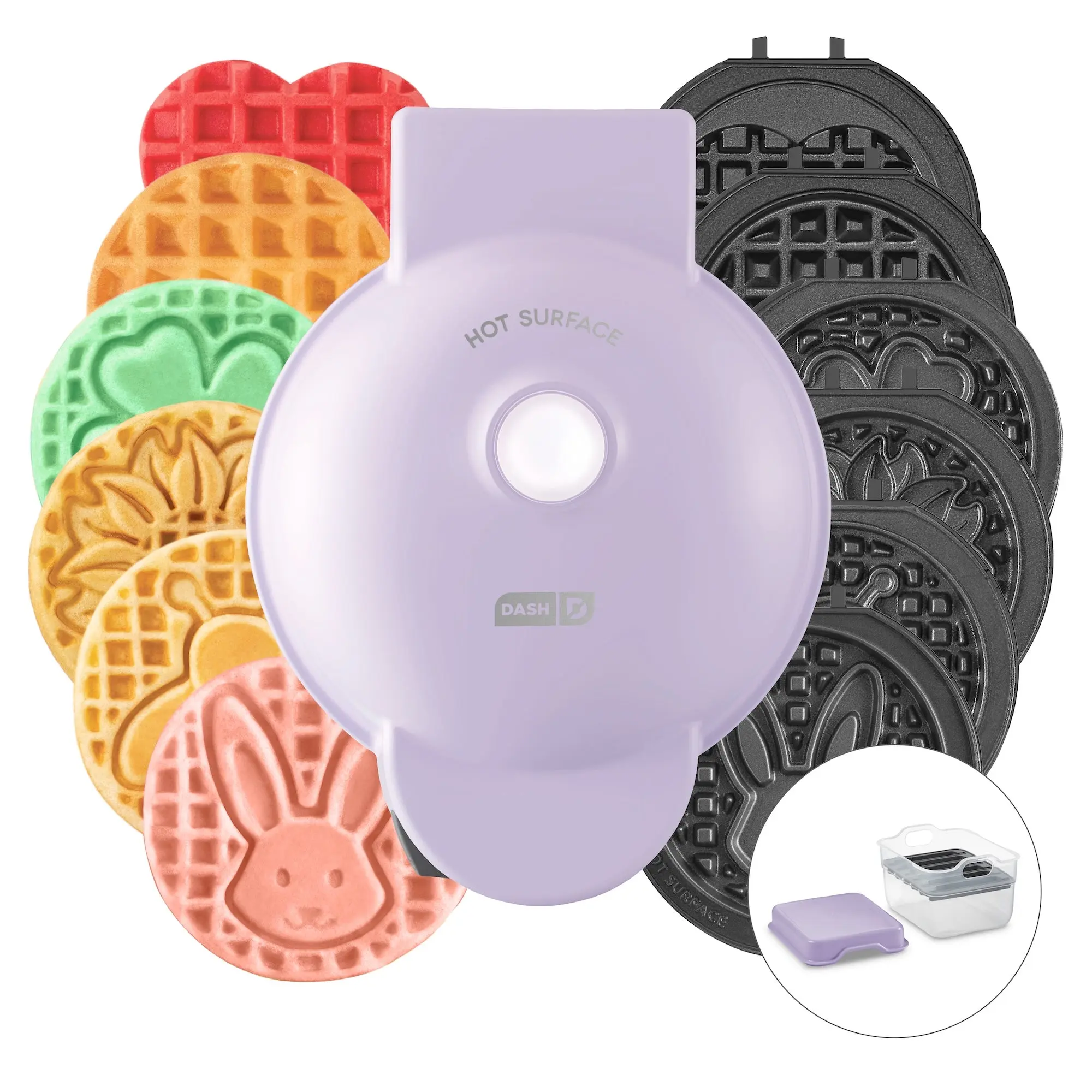 MultiMaker™ Mini System with Removable Plates: Waffle & Griddle Cooking Appliances Nonstick