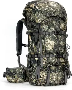 Pro 2400/3600/5000 Hunting Backpack - Meat Hauler Frame Pack with Rain Cover, Rifle/Bow Holder - Lightweight