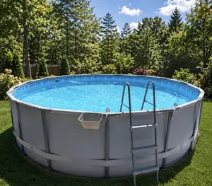Funsicle 15ft x 42in Round Above Ground Swimming Pool Set Steel Frame Filter Pump Ladder