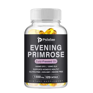 Natural Cold Pressed Evening Primrose Seed Oil 1300MG -  120 Capsules