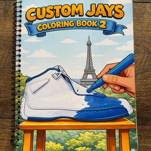 Custom Jays 2 Coloring Book