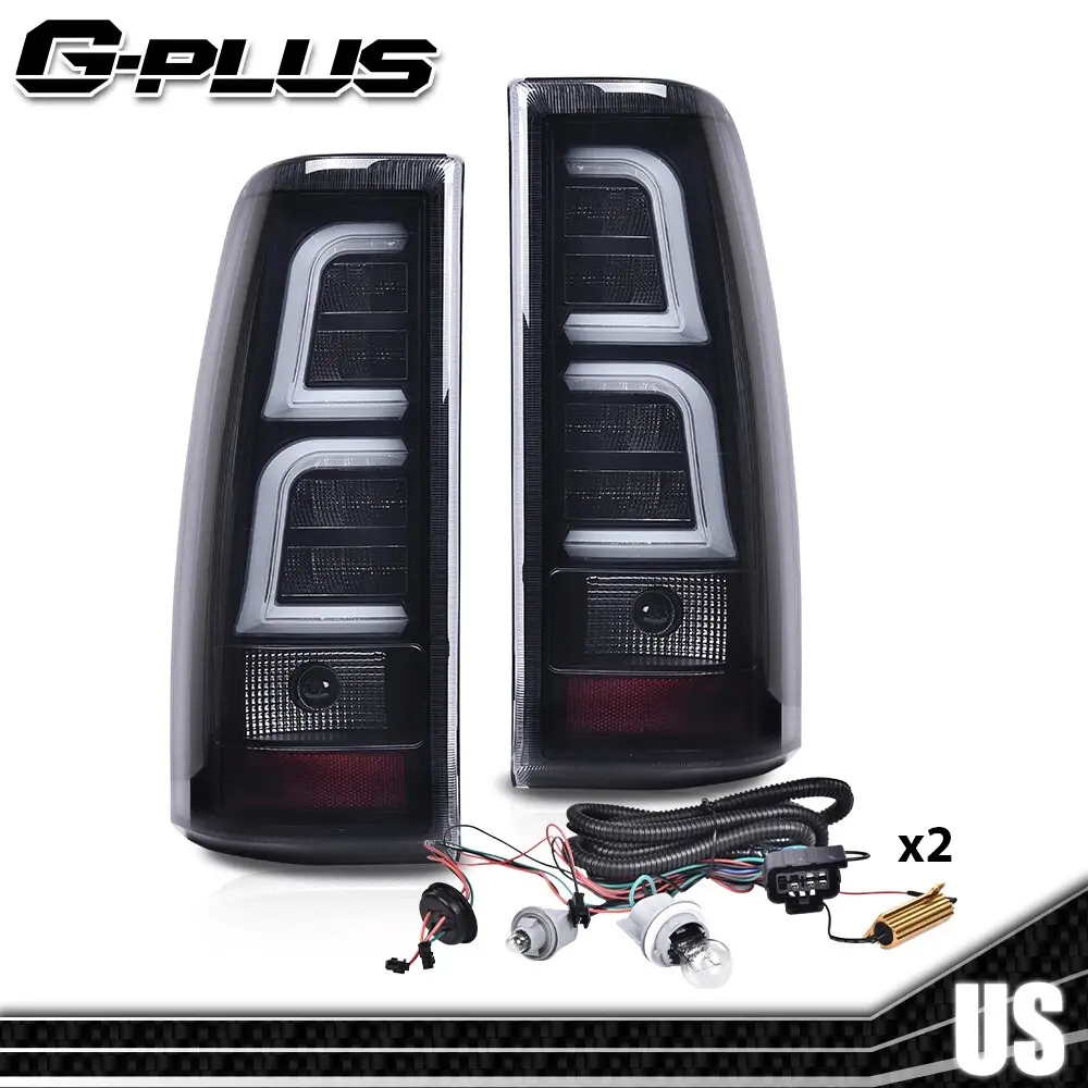 Fit For 99-06 Chevy Silverado RED LED Tail Lights Brake Lamps w/ Harness LH+RH 2pcs G-PLUS,car accessories Fit For 99-06 Chevy Silverado RED LED Tail Lights Brake Lamps w/ Harness LH+RH 2pcs G-PLUS,car accessories