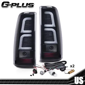 Fit For 99-06 Chevy Silverado RED LED Tail Lights Brake Lamps w/ Harness LH+RH 2pcs