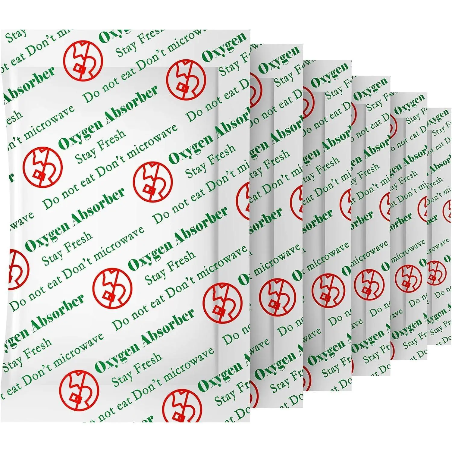 200CC(100-Pack)  Grade  Absorbers Packets for  Made Jerky and Long Term  Storage,With   In Vacuum Bag and 3 times  Absorption Capacity