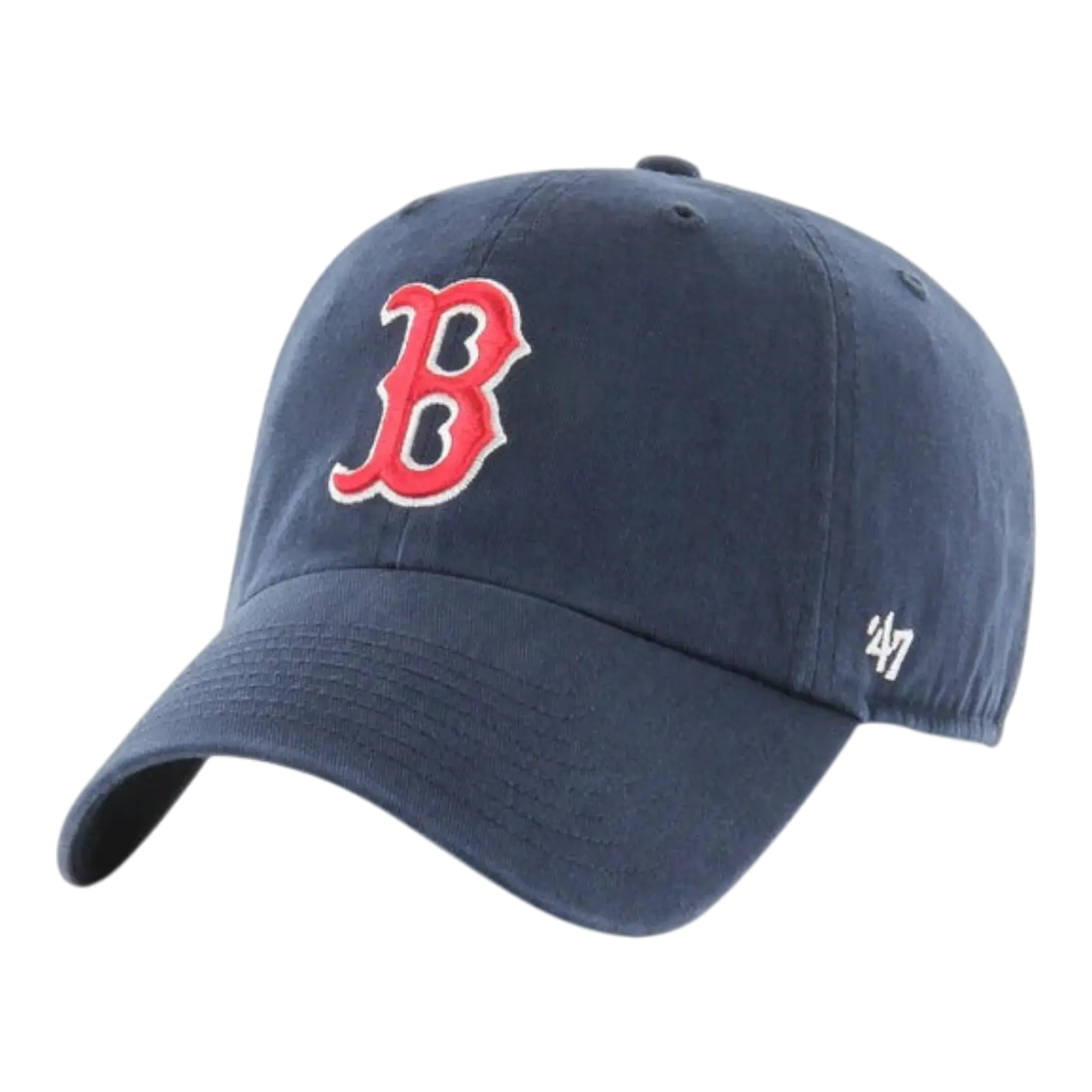 47 Brand Clean Up Boston Red Sox Strapback in Navy | Adjustable Cap