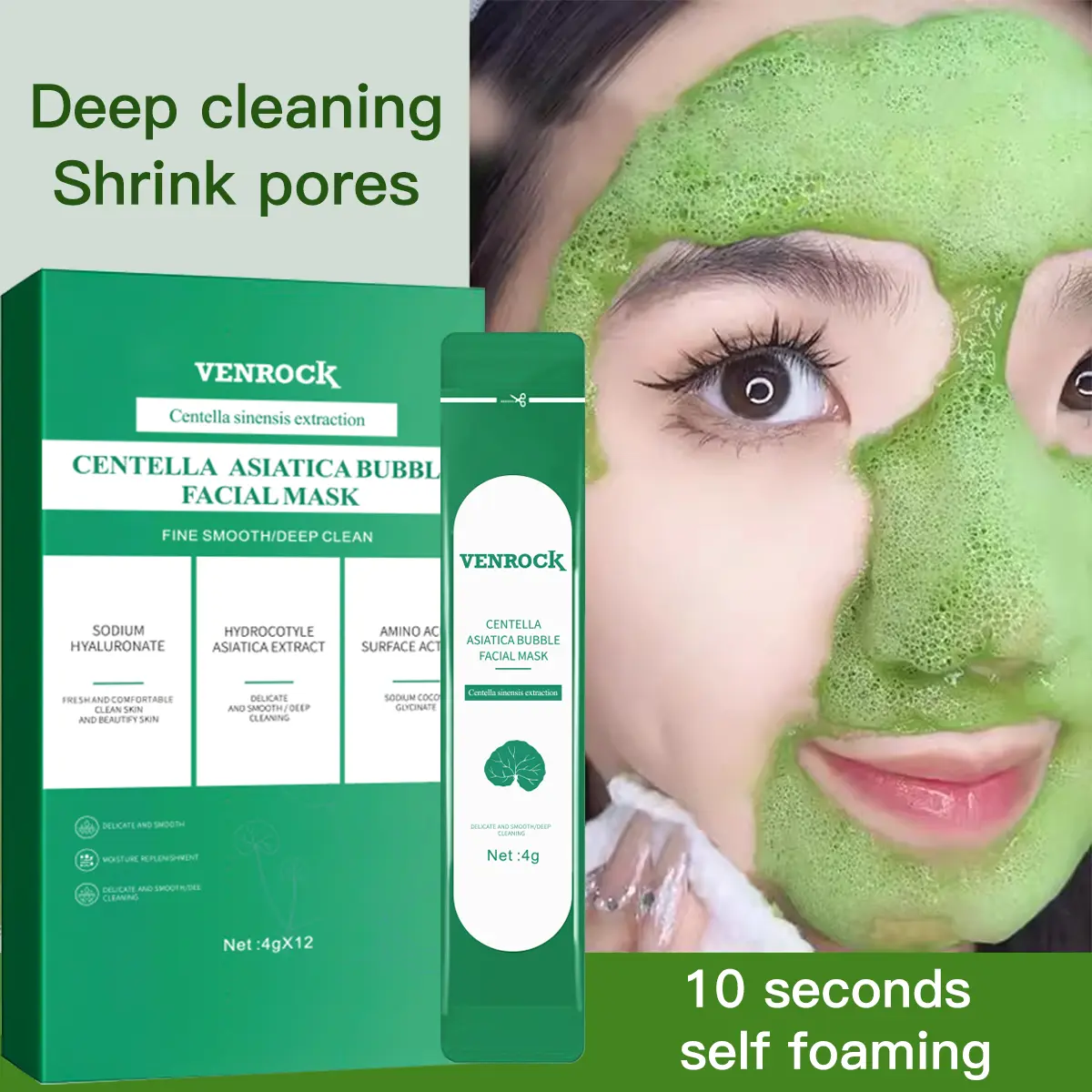 Green korean cleanser mask - TikTok Shop