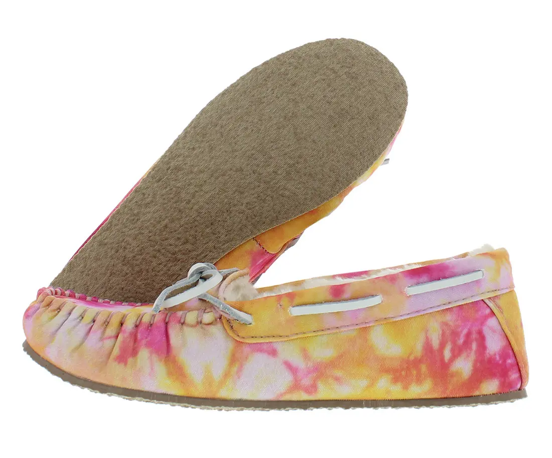 Minnetonka Tie Dye Carrie Slip On Womens Shoes, Walking Shoes, Footwear, Casual Wear